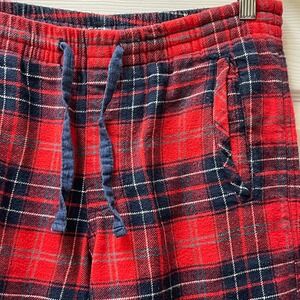 Pendleton X Gap Pants Men Small Red Tartan Plaid Lounge Pajama Flannel Cozy